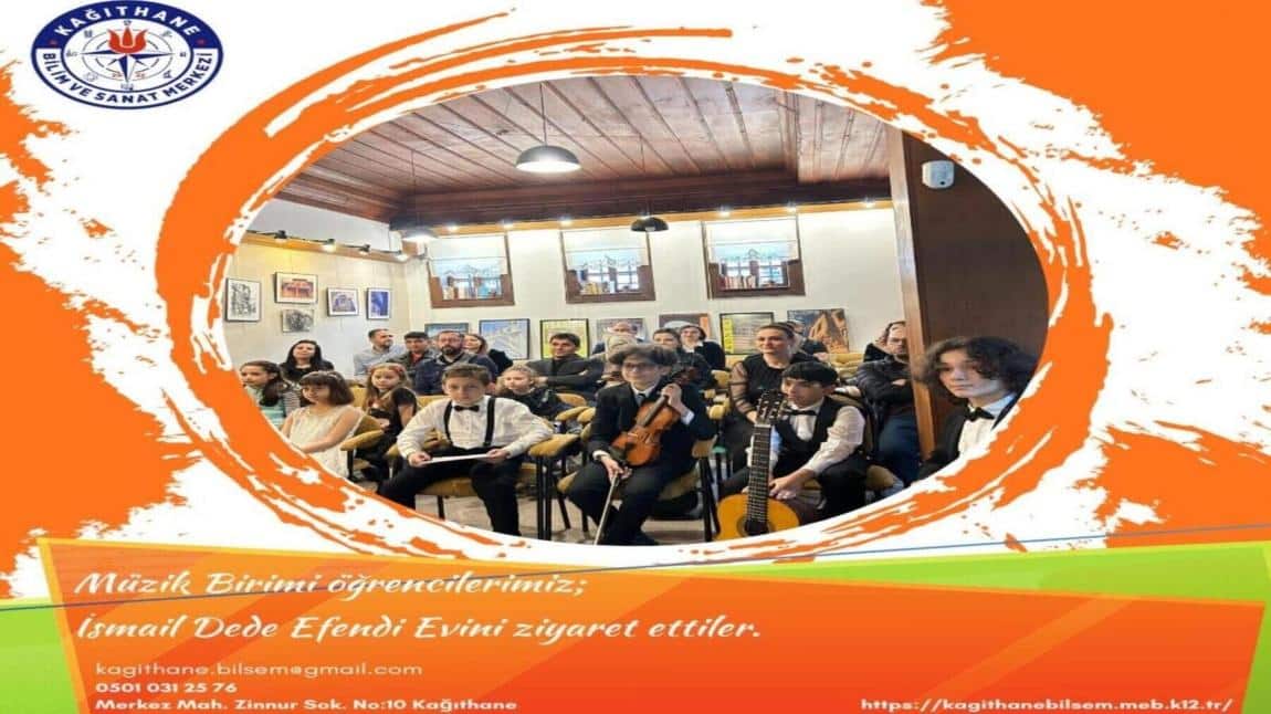 Müzik Birimi öğrencileri İsmail Dede Efendi Müze evinde ilk konserini gerçekleştirdi.